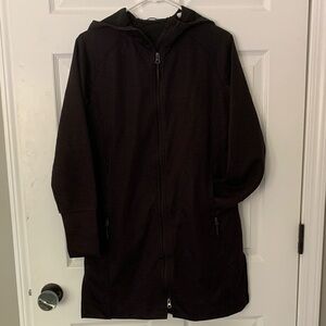 Volvo Cars Women's Long Black Hooded Utility Jacket